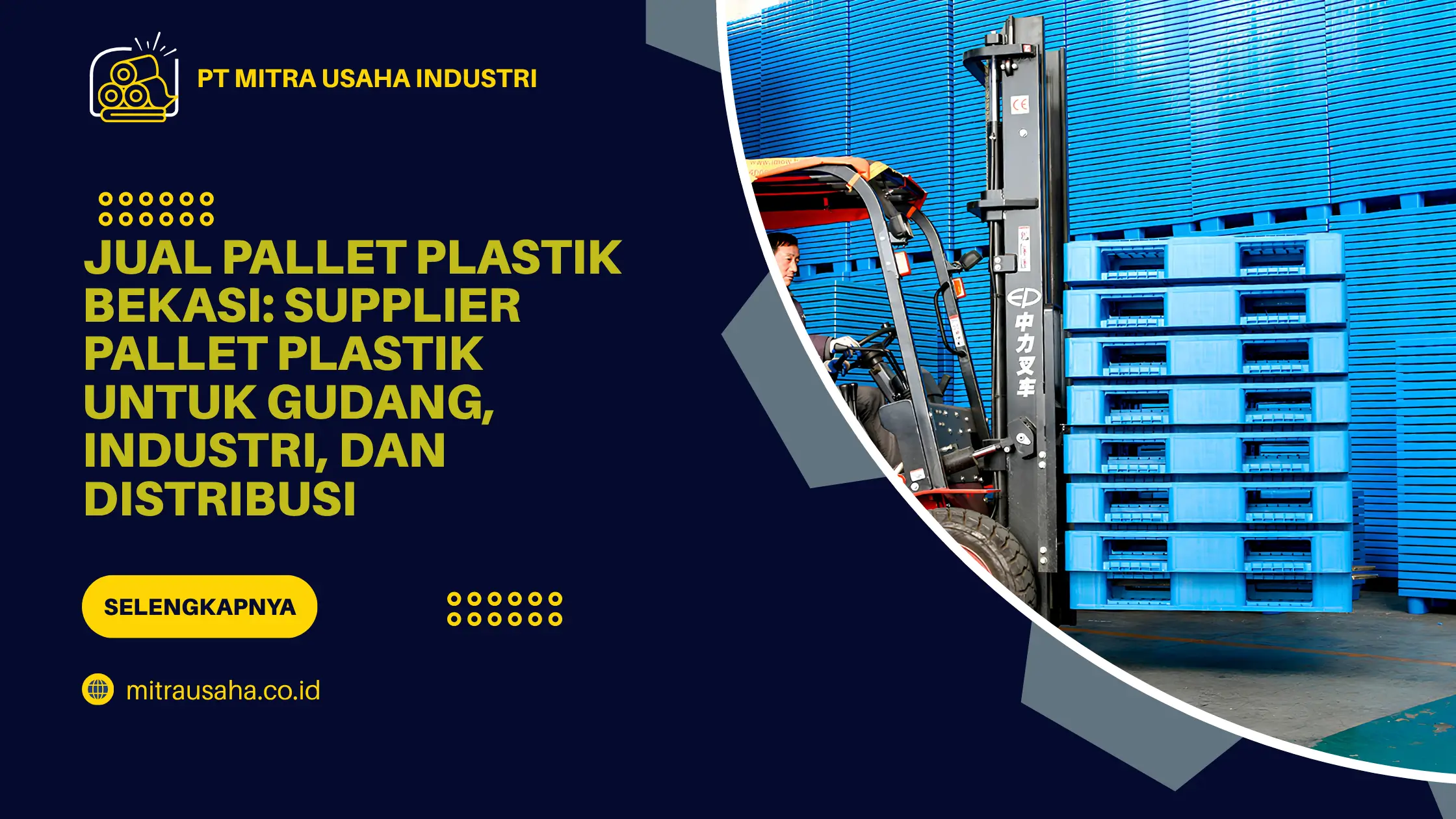 Jual Pallet Plastik Bekasi: Supplier Pallet Plastik untuk Gudang, Industri, dan Distribusi
