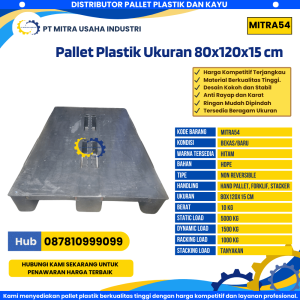Pallet Plastik MITRA54 114x114x13 cm